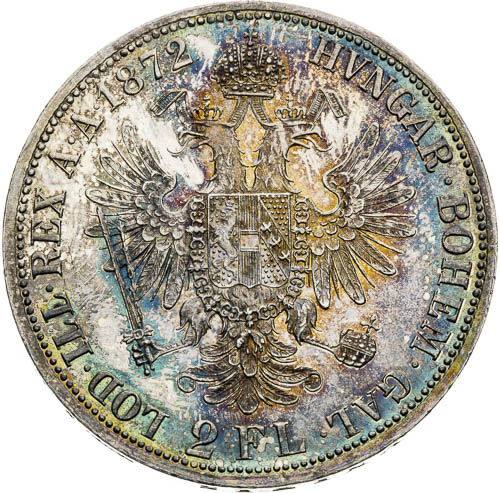 2 Zlatník 1872 - revers