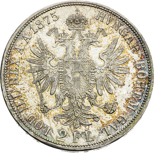 2 Zlatník 1875 - revers