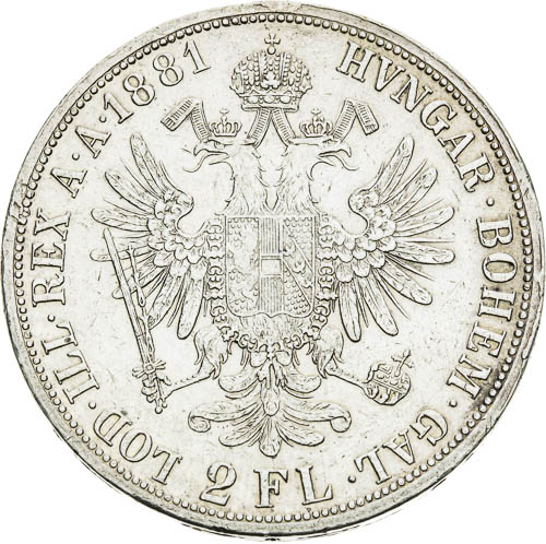 2 Zlatník 1881 - revers