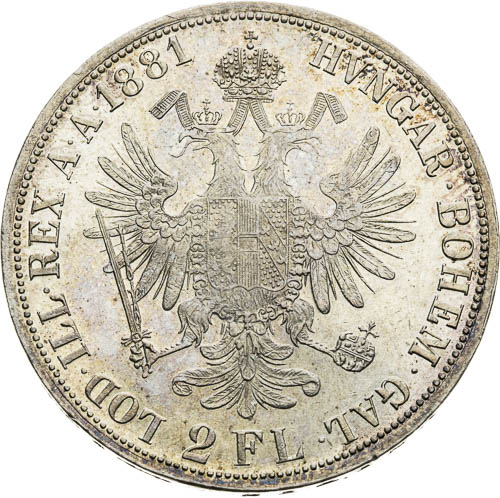 2 Zlatník 1881 - revers