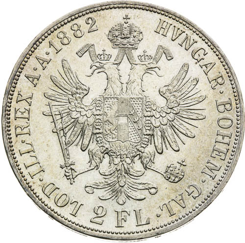 2 Zlatník 1882 - revers