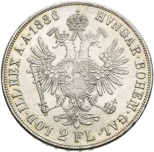 2 Zlatník 1886 - revers