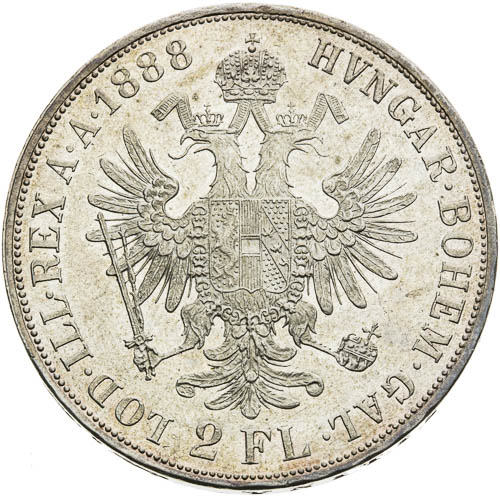 2 Zlatník 1888 - revers