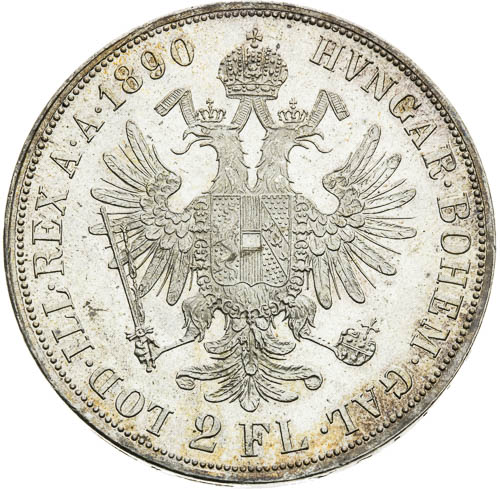 2 Zlatník 1890 - revers