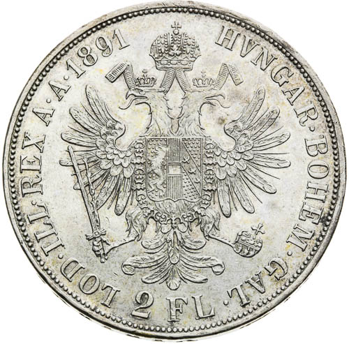 2 Zlatník 1891 - revers