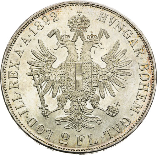 2 Zlatník 1892 - revers