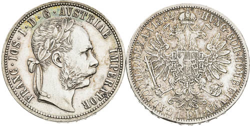 Zlatník 1862 A, 1878 - avers