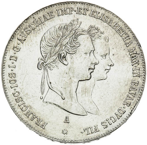Zlatník 1854 - avers