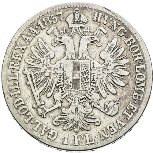 Zlatník 1857 - revers