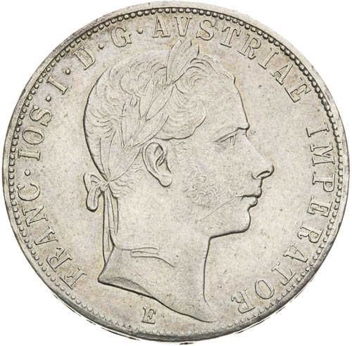 Zlatník 1857 - avers