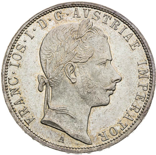 Zlatník 1858 - avers