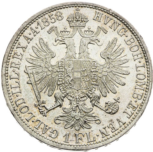 Zlatník 1858 - revers
