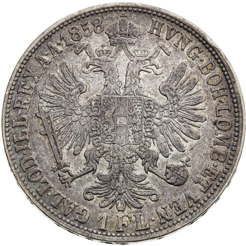 Zlatník 1858 - revers