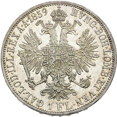 Zlatník 1859 - revers