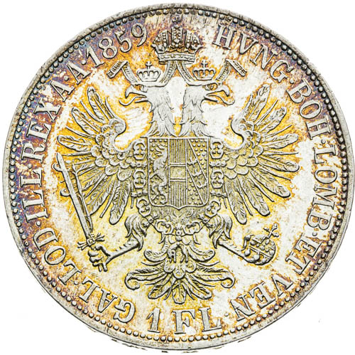 Zlatník 1859 - revers