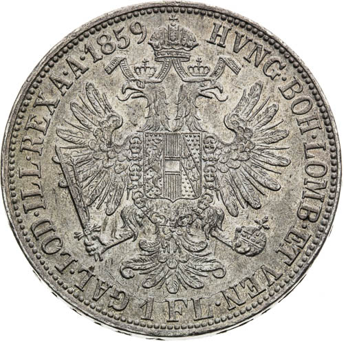 Zlatník 1859 - revers