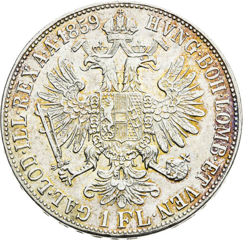 Zlatník 1859 - revers