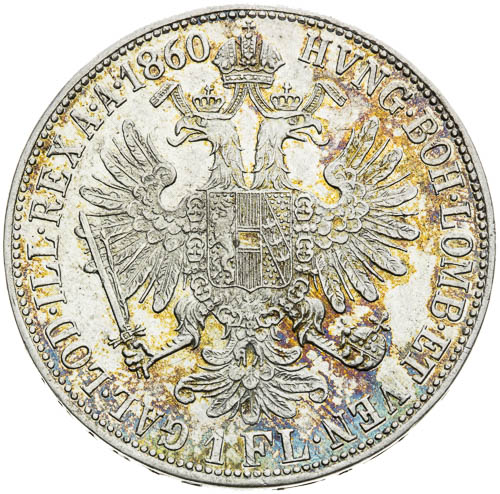 Zlatník 1860 - revers