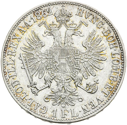 Zlatník 1862 - revers