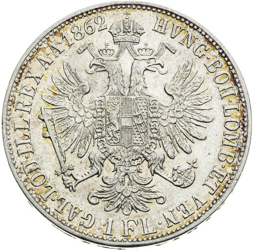 Zlatník 1862 - revers