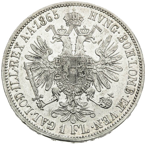 Zlatník 1865 - revers