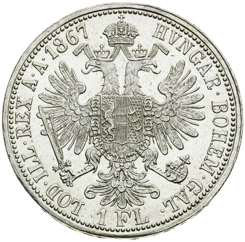 Zlatník 1867 - revers
