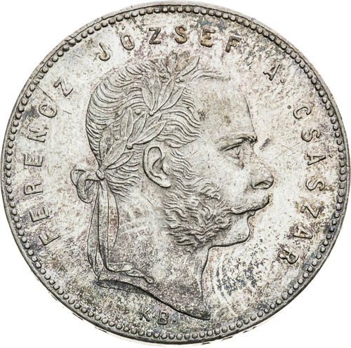 Zlatník 1868 - avers