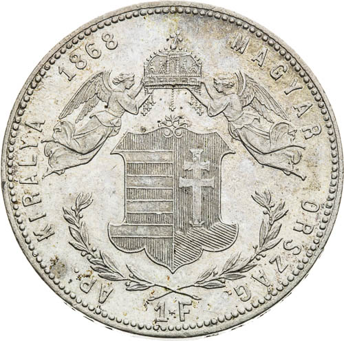 Zlatník 1868 - revers
