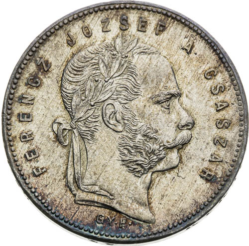 Zlatník 1868 - avers
