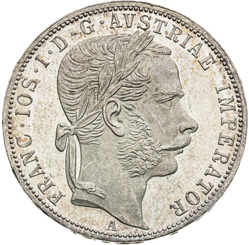 Zlatník 1868 - avers