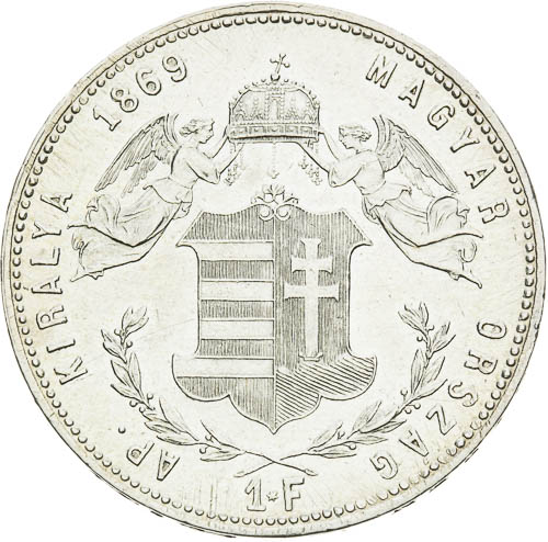 Zlatník 1869 - revers