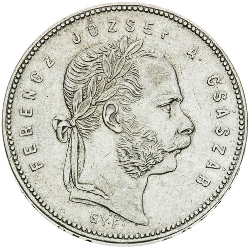 Zlatník 1869 - avers