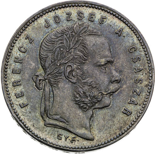 Zlatník 1869 - avers