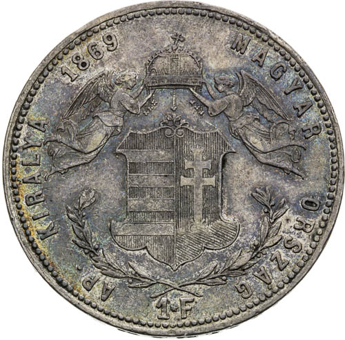 Zlatník 1869 - revers