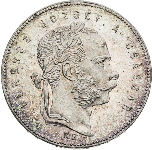 Zlatník 1869 - avers