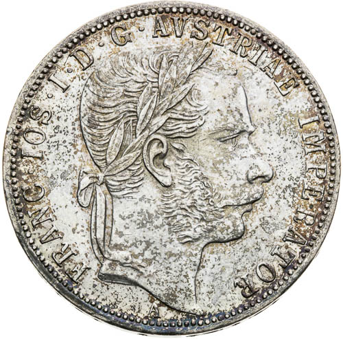 Zlatník 1869 - avers