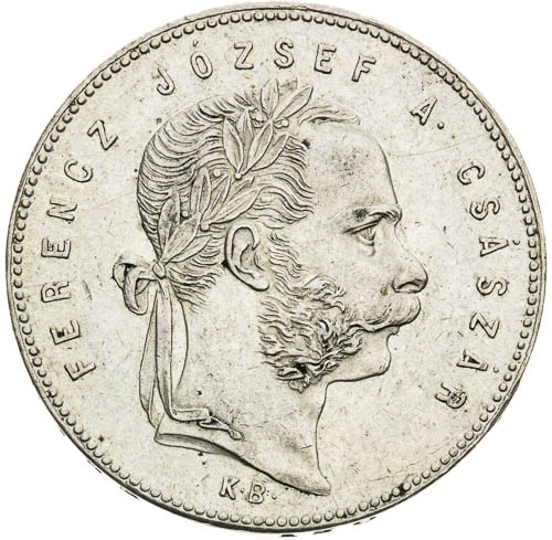 Zlatník 1869 - avers