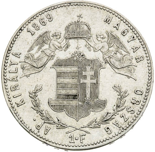 Zlatník 1869 - revers