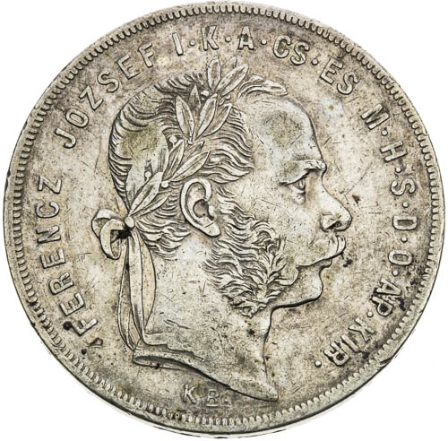 Zlatník 1871 - avers