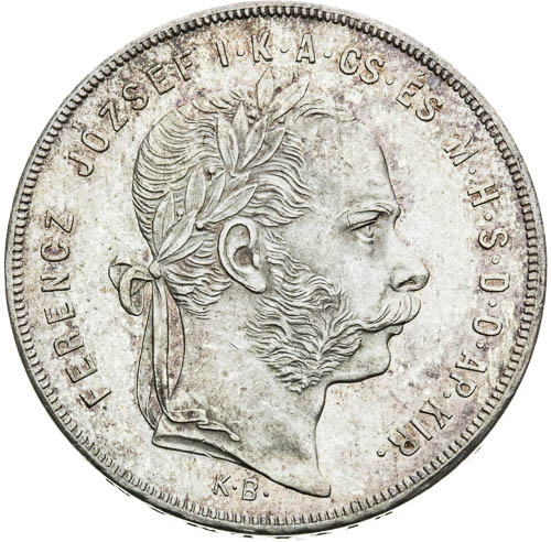 Zlatník 1871 - avers