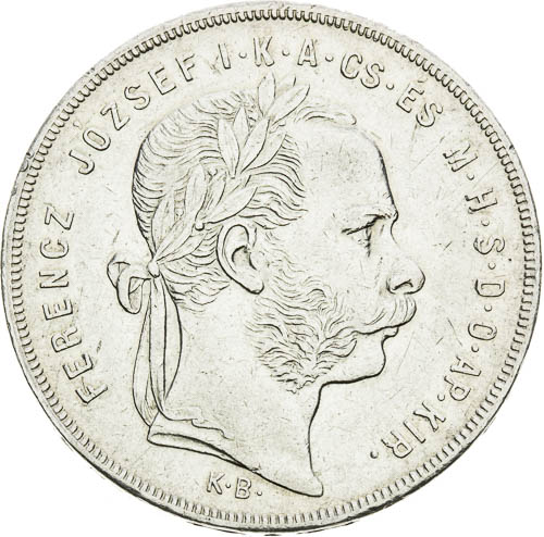 Zlatník 1872 - avers