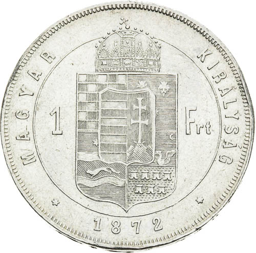 Zlatník 1872 - revers