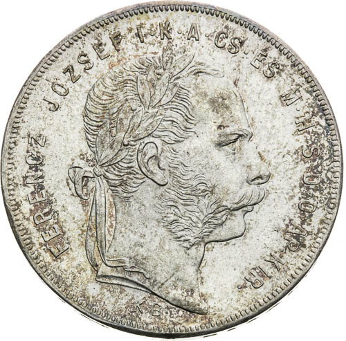 Zlatník 1872 - avers