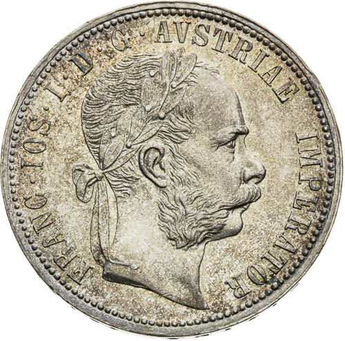 Zlatník 1872 - avers