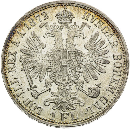 Zlatník 1872 - revers