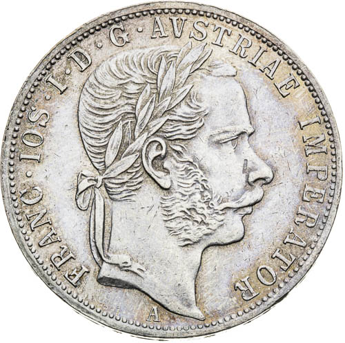 Zlatník 1872 - avers