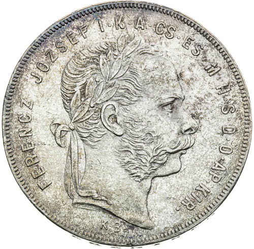 Zlatník 1873 - avers
