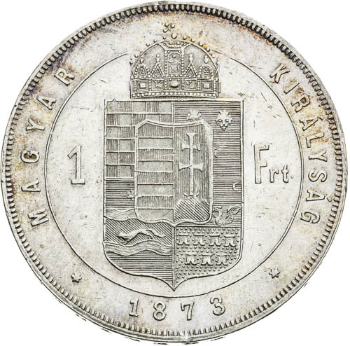 Zlatník 1873 - revers