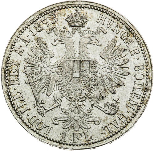 Zlatník 1873 - revers