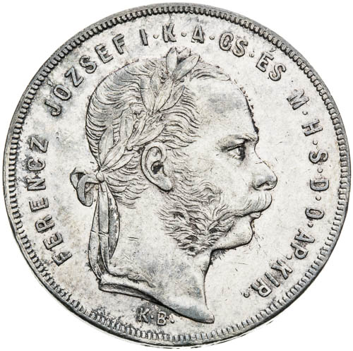 Zlatník 1874 - avers